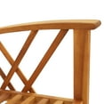 thumbnail image 7 of vidaXL Patio Chairs 2 pcs Solid Acacia Wood, 7 of 7