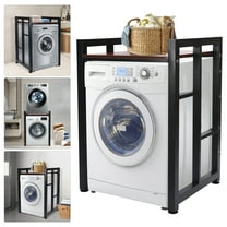 105cm Modern Washer&Dryer Rack Floor Mount Washer and Dryer Storage Shelf Organizer Rack for Bathroom