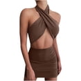 thumbnail image 1 of Vestido HUOGUO Fashion, minivestido sexy de verano para mujer, 1 of 4