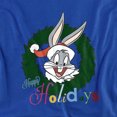 thumbnail image 2 of Looney Tunes Holiday Bunny Women's T Shirt, Royal, 2X-Large, 2 of 6