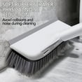 thumbnail image 6 of Wrjufa Floor Scrub Brush With Long Handle, 2 In 1 Scrape Brush Stiff Bristle Brush Scrubber,Cleaning Brush For Deck Bathroom Tub Tile Grout Patio Garages Floor Scrub Brush A, 6 of 8