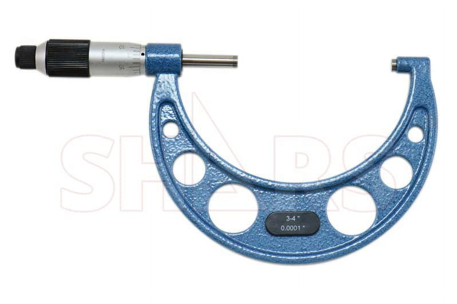 Shars 2-3 Inch Disc Micrometer - .0001" Graduation Precision Measuring Tool