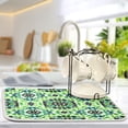thumbnail image 4 of Iauyy Dish Drying Mat for Kitchen Counter, Super Absorbent & Hanging 16x18 / 18x24 Inch (S/M) The Tiles Of The Alhambra, 4 of 8