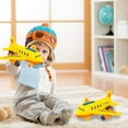 thumbnail image 6 of Kids Airplane Toys, Friction Powered Toddler Toy Airplane with Colorful LED Flashing Light, Gift for Boys Girls Ages 3-12, 6 of 6