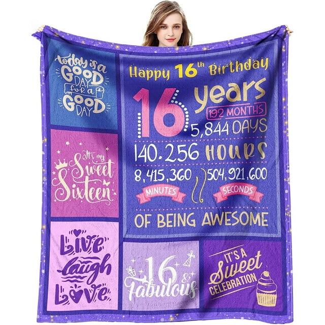 LHSHID Gifts for 9 Year Old Girl Blanket Flannel Soft and Comfortable Anti static Bed Sofa Blanket 50x60in