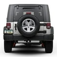 thumbnail image 4 of Jeep Wrangler Outline Black Metal License Plate Frame, 4 of 8