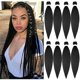 thumbnail image 2 of Extensión de cabello trenzado de Color ombré para mujer, trenzas de ganchillo, textura Yaki, fácil de trenza, venta al por mayor, 2 of 4