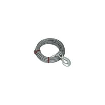 Powerwinch Cable 7/32" x 50' Universal Premium Replacement w/Hook - Stainless Steel