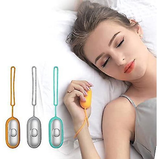 1 pieza de ayuda para dormir con insomnio para adultos, máquina de sueño de pulso electrónico de microcorriente, ayuda para dormir recargable