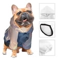 thumbnail image 3 of Fotbe Cloud Wolf Sudadera con Estampado para Perros Pequeños – Suéter con Capucha para Mascotas, Tela Suave de Forro Polar con Bolsillo-Large, 3 of 7