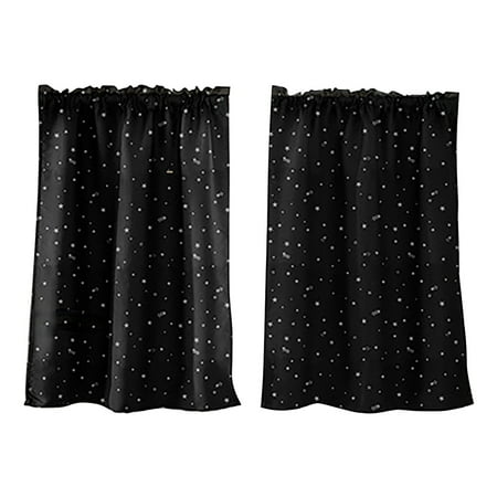 Bizhua 2Pc Star Curtain Short Curtain Blackout Curtain (74×90Cm) Estar Curtains Short Curtains Small Curtains Rod Curtains Kitchen Coffee Curtains Bedroom Curtains Lace Curtains 29 X 36 Inch 2 Panels