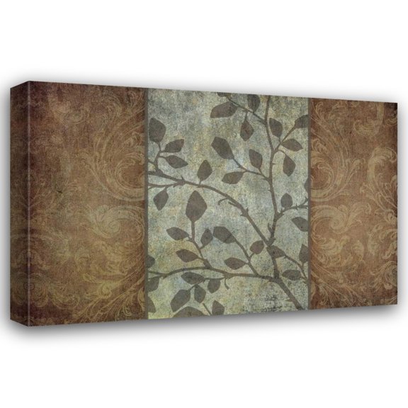 Kristin Emery 18x13 Gallery Wrapped Canvas Wall Art Titled - Rustic Leaves I