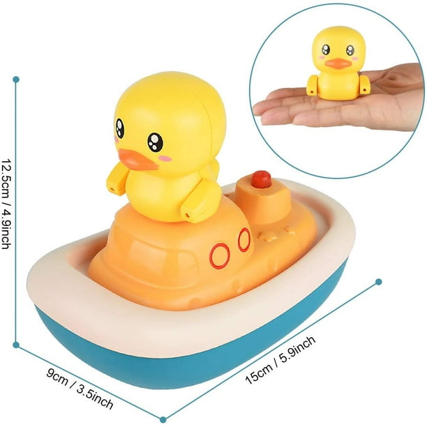 Jouets de bain pour bébé Jouets pour baignoire Jouets pour bébé Canard  jaune Gicleurs De bain Jouets Baignoire Douche Piscine Cadeaux pour garçons