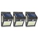 thumbnail image 2 of Lámpara de seguridad con Sensor de movimiento para exteriores luz de Ehuebsd pared alimentada por energía Solar 100LED impermeable para decoración de jardín, 2 of 9