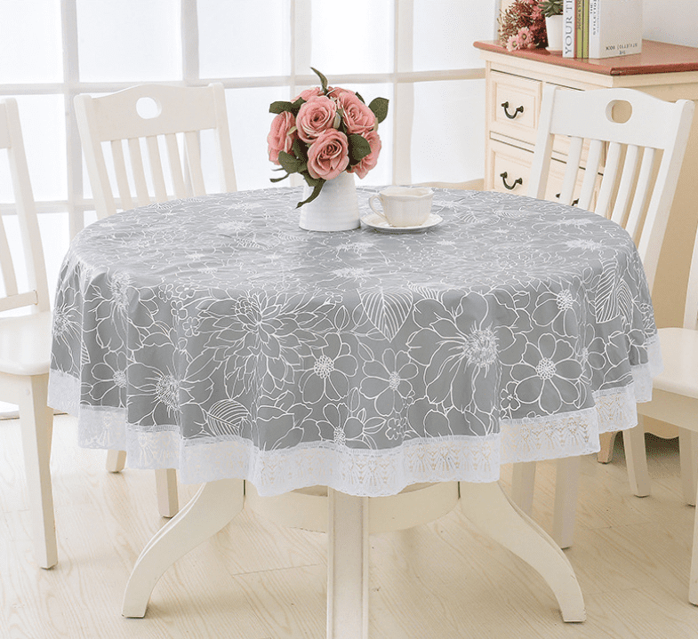 Waterproof Table Cover PVC Table Cloth Table Cover Indoor Decoration Table Cloth 
