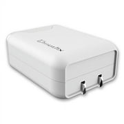 Qmadix 4.8a 6ft Dual Power Charger & Cable For Usb Devices White