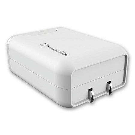 Qmadix 4.8a 6ft Dual Power Charger & Cable For Usb Devices White