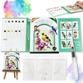 thumbnail image 1 of Kit para aliviar el estrés, libro de pintura en acuarela TLM 2026 con bloc, 1 of 8