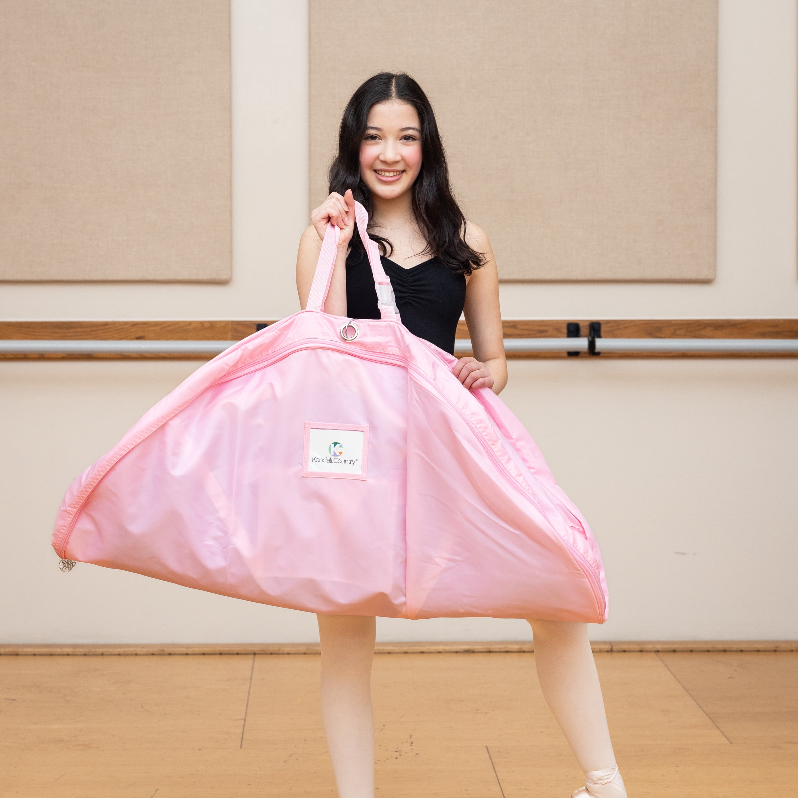 Pancake Tutu Garment Bag, CottonCandy Pink