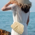 thumbnail image 7 of GASTROPOD Straw Clutch Purses for Women Small Woven Dumpling Bag Summer Beach Clutch Wicker Crossbody Purses, 7 of 7