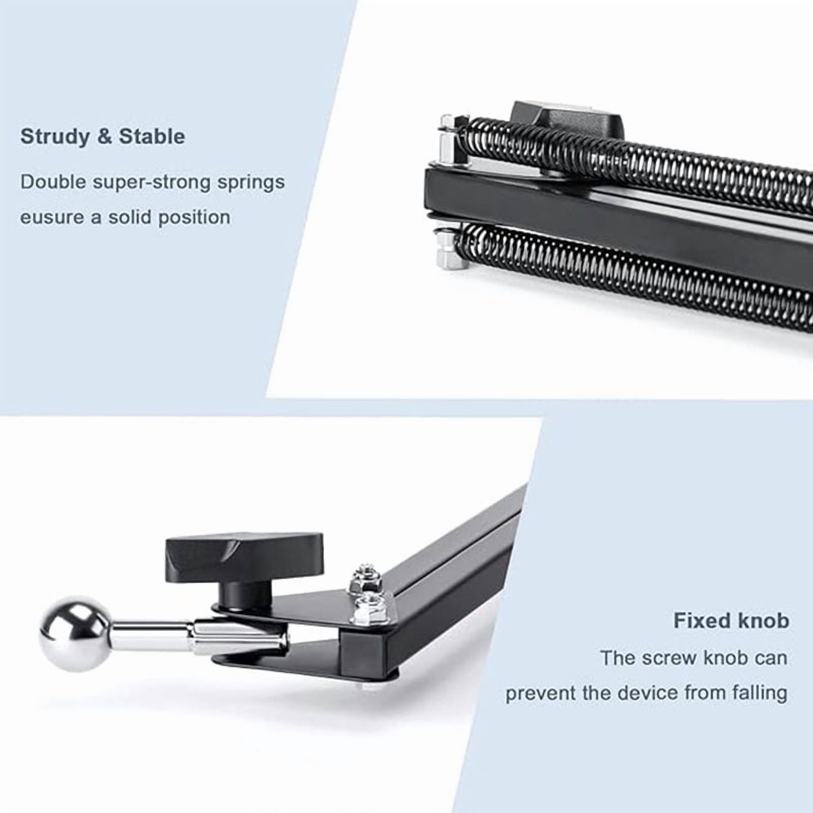 Cell Phone Holder, Universal Phone Stand Clip Lazy Bracket Flexible Articulating Arm Phone Mount Compatible with iPhone 15 14 13 12 11 Pro Xs Max XR X 8 7 6, Samsung