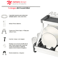 thumbnail image 5 of Escurridor de Aluminio Dos Niveles Sydney – Namaro Design, 5 of 5