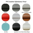 Premium Grade Vinyl Fabric Faux Leather Seat Replace Upholstery Restore