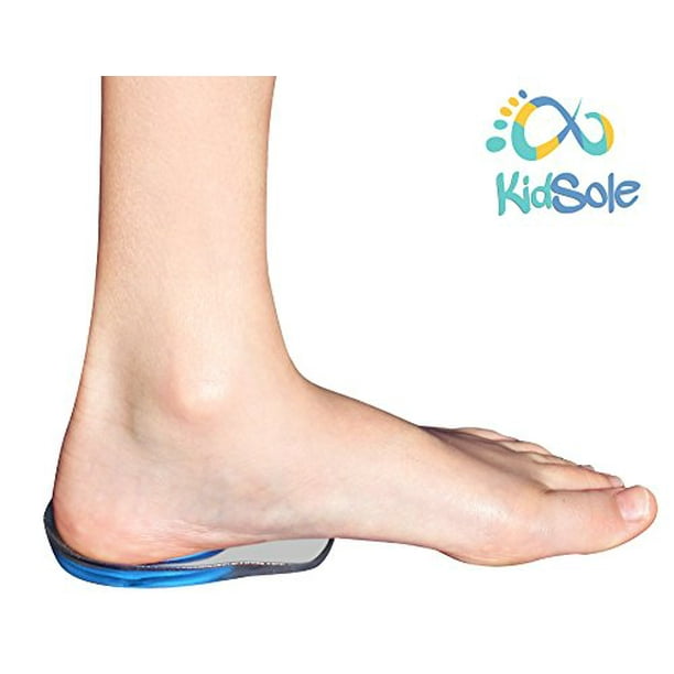 2 Pack KidSole Shock Absorbing Lightweight Gel Heel Cups for