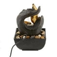 thumbnail image 4 of Zingz & Thingz Hands Accent Water Tabletop Fountain - 8" - Black and Gold, 4 of 6