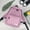 Pink, variant on Japanese Simple And Versatile Backpack Casual Women's Bag,Black
