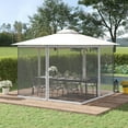 YouLLin 10' x 13' Universal Replacement Mesh Sidewall Netting for Patio