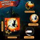 thumbnail image 3 of OurWarm Halloween Linen Candy Bag with LED Lights Non Pumpkin Handbag Ghost Festival Skull Bag for Halloween Party Supplies, 3 of 4