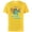 Yellow, variant on Disney Stitch Island Vacay Mode Retro Distressed - Short Sleeve Cotton T-Shirt for Adults - Customized-Black