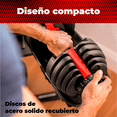 thumbnail image 4 of Mancuerna Pesa Ajustable 2.5-24Kg X-RUSH Set para Gym Fitness, 4 of 4