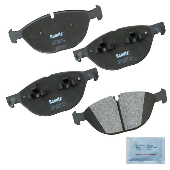 Bendix Brakes Disc Brake Pad Set Fits select: 2011-2018 BMW X5 XDRIVE50I, 2010-2013 BMW X6 XDRIVE50I