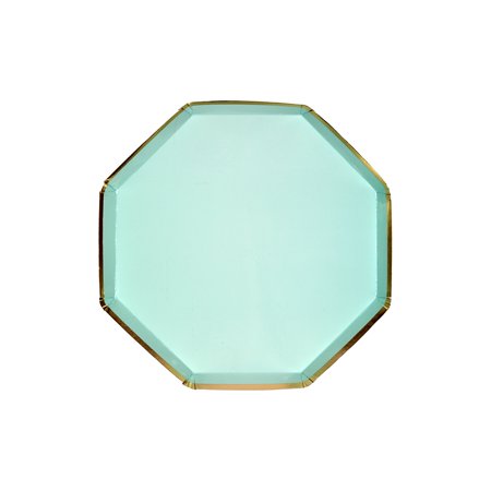 Meri Meri Mint Cocktail Plates, 8ct
