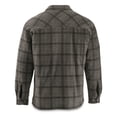 thumbnail image 2 of Guide Gear Plaid Sherpa Lined Fleece CPO Shirt Jacket Carbon Plaid 3XL, 2 of 3