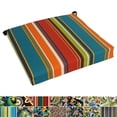 thumbnail image 2 of Blazing Needles 20-inch by 19-inch Indoor/Outdoor Chair Cushion - 20 x 19 Tucuman Ebony, 2 of 5