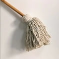 thumbnail image 5 of HURBANE HOME's Premium Cotton Deck Mop - Lacquard Finished Handle, 20 oz, Natural - Pack of 6, 5 of 5