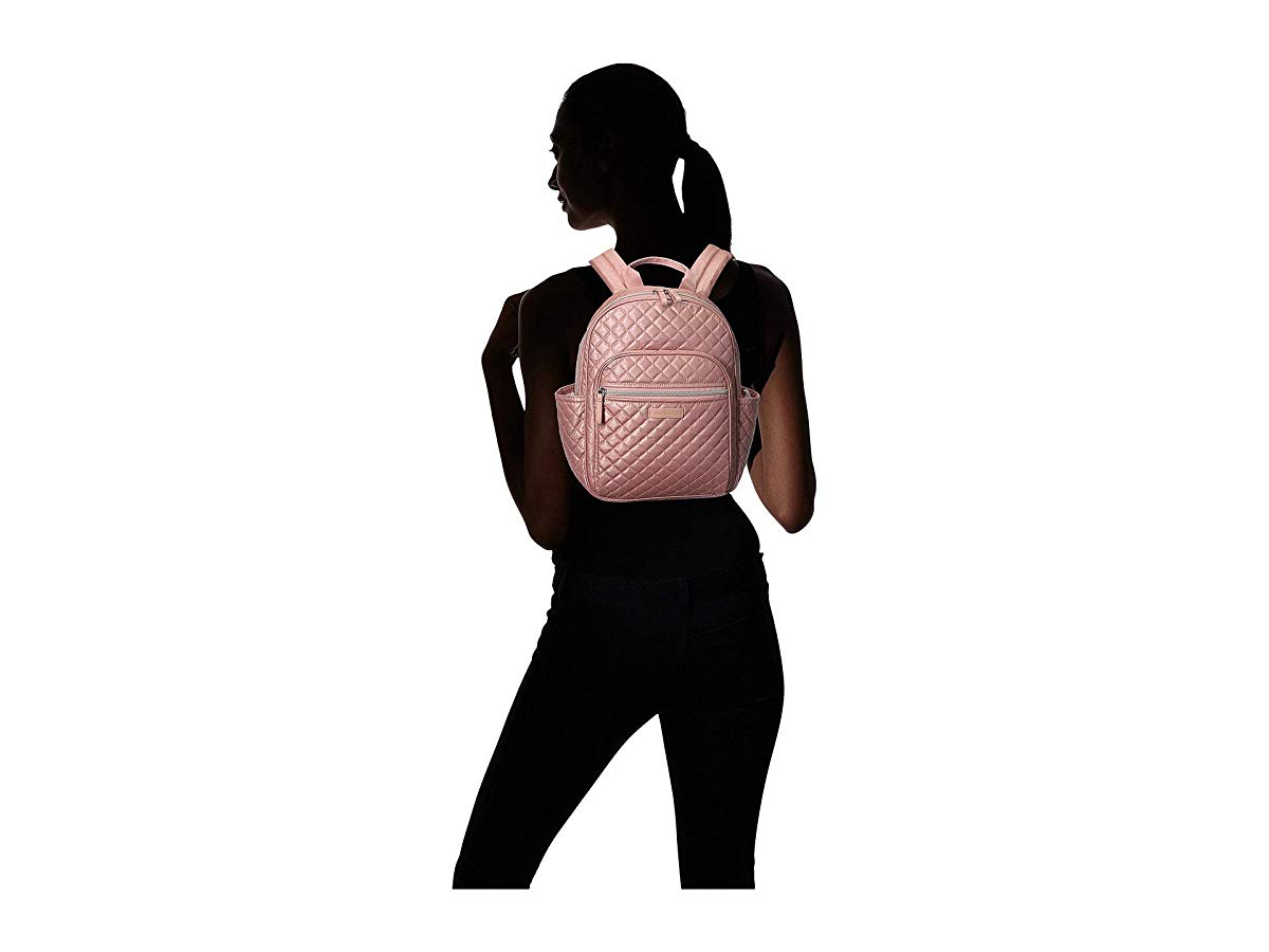 Vera Bradley Iconic Small Backpack Rose Quartz - Walmart.com