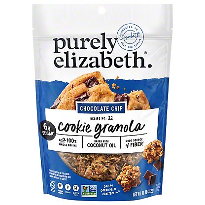 Purely Elizabeth Chocolate Chip Cookie Granola, 11 oz