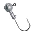 thumbnail image 3 of FLhrweasw 10x Manivela Redonda Cabeza Anzuelo Jig Bait Gusano Suave para Pesca Perca (7g), 3 of 9