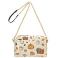 thumbnail image 2 of FORMRS Women Crossbody Purse with Chain Strap Vegan Leather Shoulder Handbag, Fall Beige Pumpkin, 2 of 7