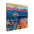 thumbnail image 2 of Trademark Fine Art 'At Anchor, St Tropez Coast' Canvas Art by Peter Graham, 2 of 3