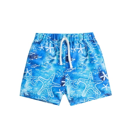 

ZRBYWB Toddler Kids Baby Boys Summer Print Shorts Quick Dry Beach Swimwear Swimming Trunks Clothes