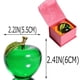 thumbnail image 2 of Adornos De Manzana De Cristal, 6 Cm, Manzanas, Arte, Figura De Manzana De Cristal, Estatua, Adorno, Decoración, Frutas De Cristal, Coleccionables, Para Decoración Del Hogar,, 2 of 8