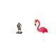 thumbnail image 1 of Estatua de caballero coleccionable, figura de flamenco para jardín, pieza decorativa de resina HDPE, escultura ideal para regalar, decoración del, 1 of 8