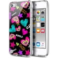 thumbnail image 2 of Nagebee Case for iPod Touch 7, iPod Touch 6 5 with Screen Protector, Ultra Slim, Plastic Hard Back with TPU Bumper Protective Case Cover for Apple iPod Touch 7th/6th/5th Generation (Smile), 2 of 6