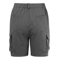 thumbnail image 7 of RQYYD Women's Mid Waist Cargo Shorts Casual Straight Leg Lightweight Outdoor Hiking Travel Bottoms with Pockets, 7 of 7
