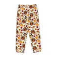thumbnail image 6 of Fotbe turkey hat Pumpkin Women's Pajama Pants,Sleepwear Pants,Pj Bottoms Drawstring And Pockets-Large, 6 of 7